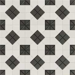 Tesserae 130012 suit black white 130012 Керамогранит